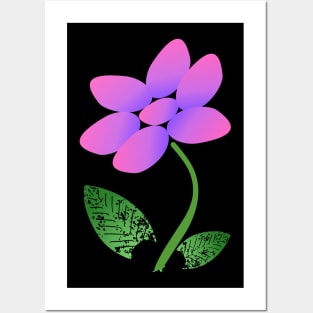 Purple Flower Posters and Art